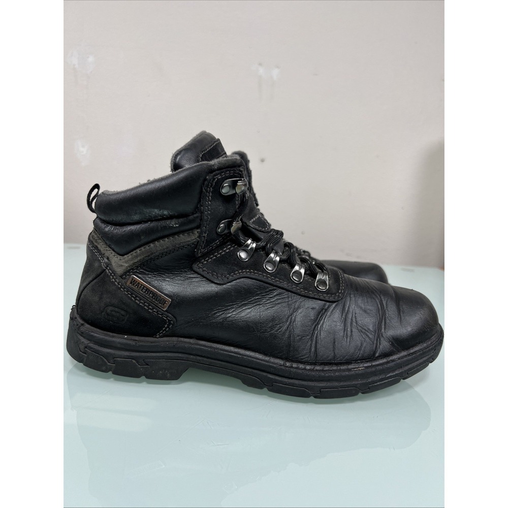 Skechers Waterproof Work Boots Memory Foam Hiking Outdoor‎ Men's 7.5